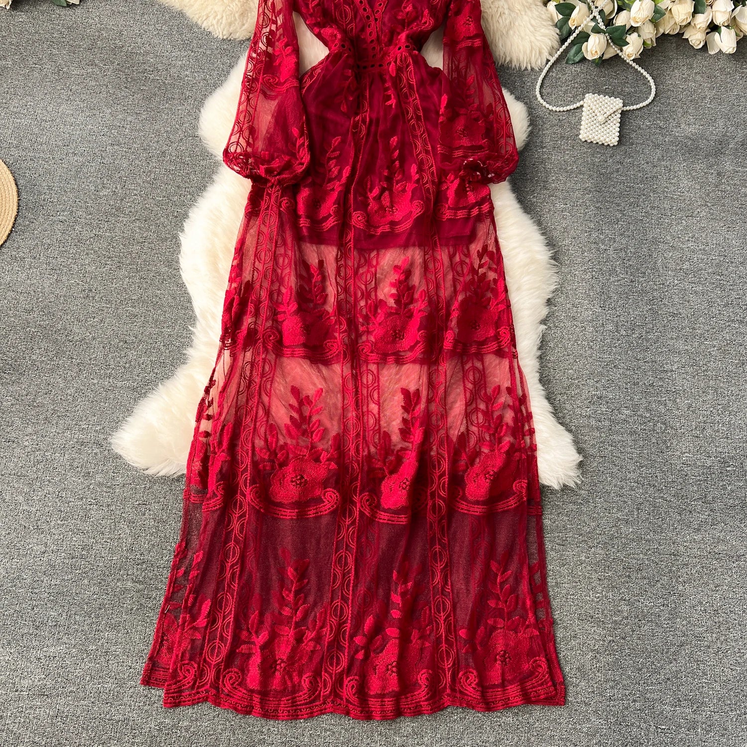 Heirfall Lace Maxi Dress