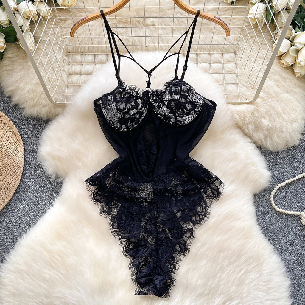 Dark Intentions Lace Bodysuit