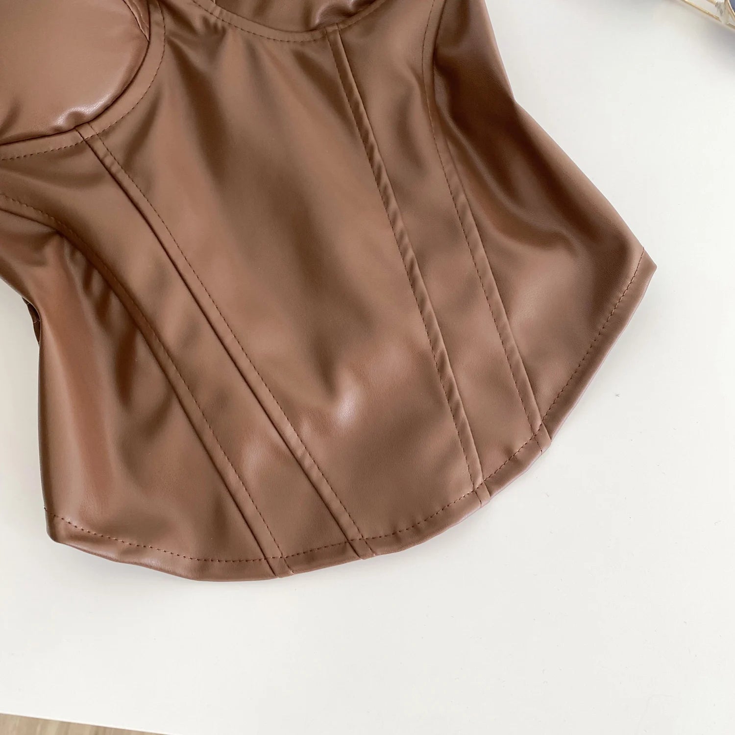 Leather Dream Corset Top