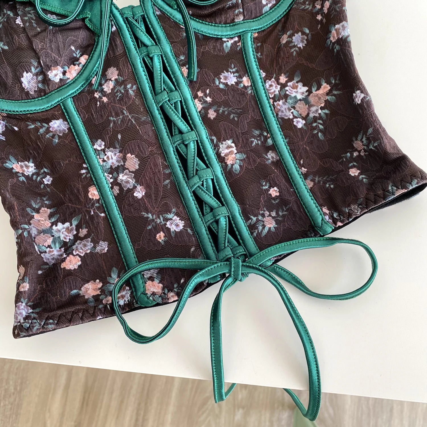 Midnight Garden Corset Top