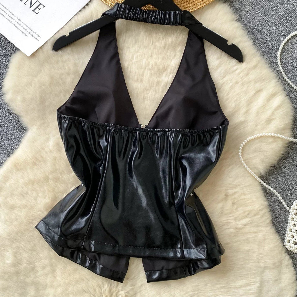 After Dark Leather Top