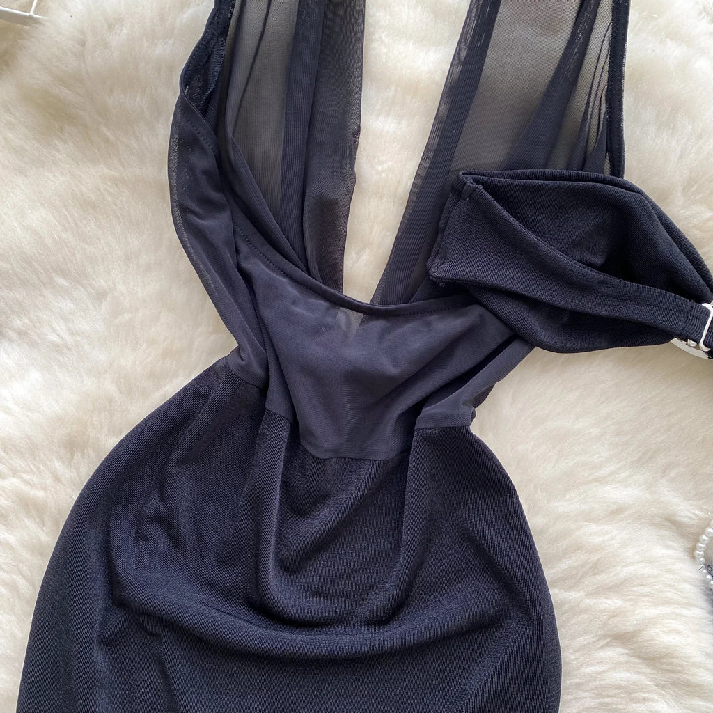 Eclipse Plunge Corset Dress