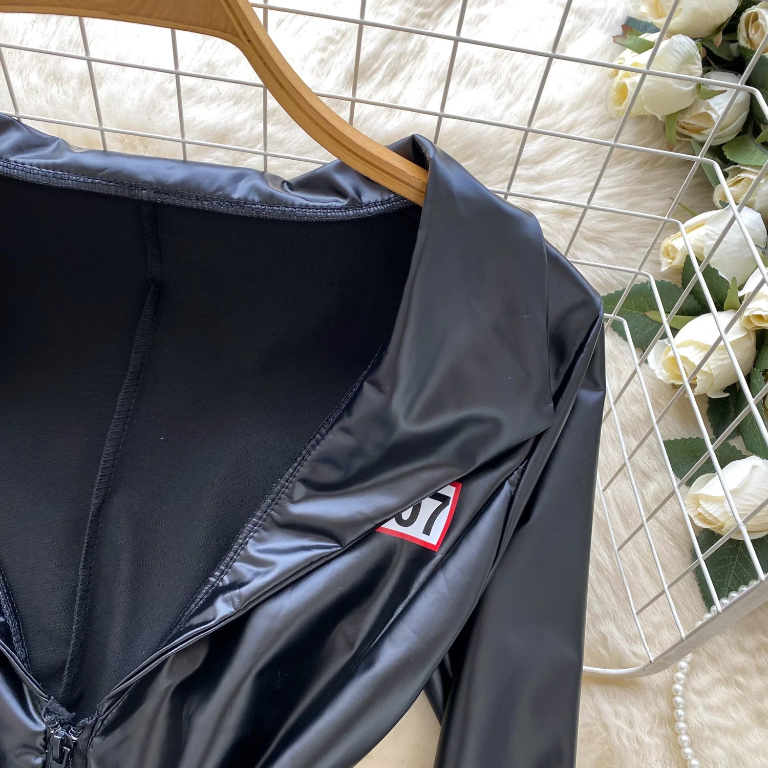 Gridline Zip Bodysuit