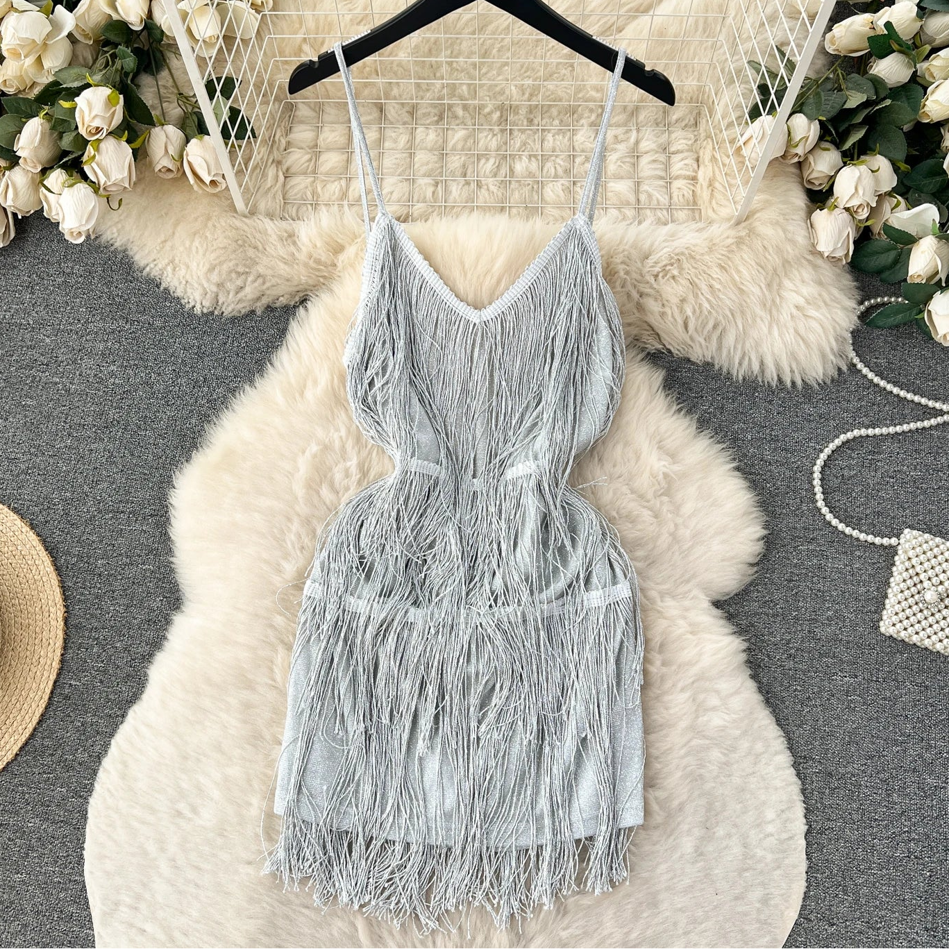 Tassel Flutter Dress