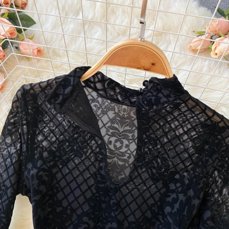 Cathedral Veil Lace Bodysuit