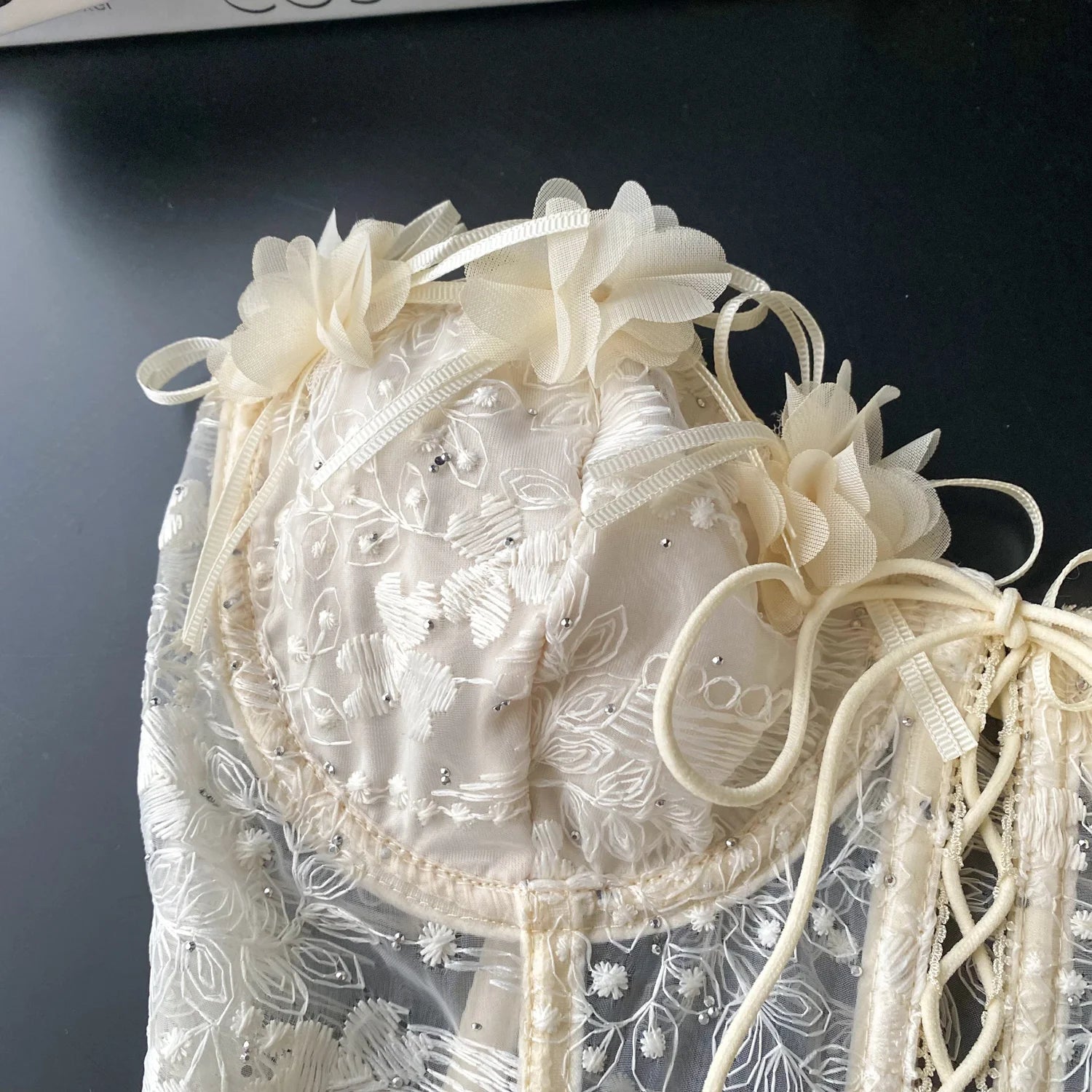 Heirloom Ruffle Corset Top