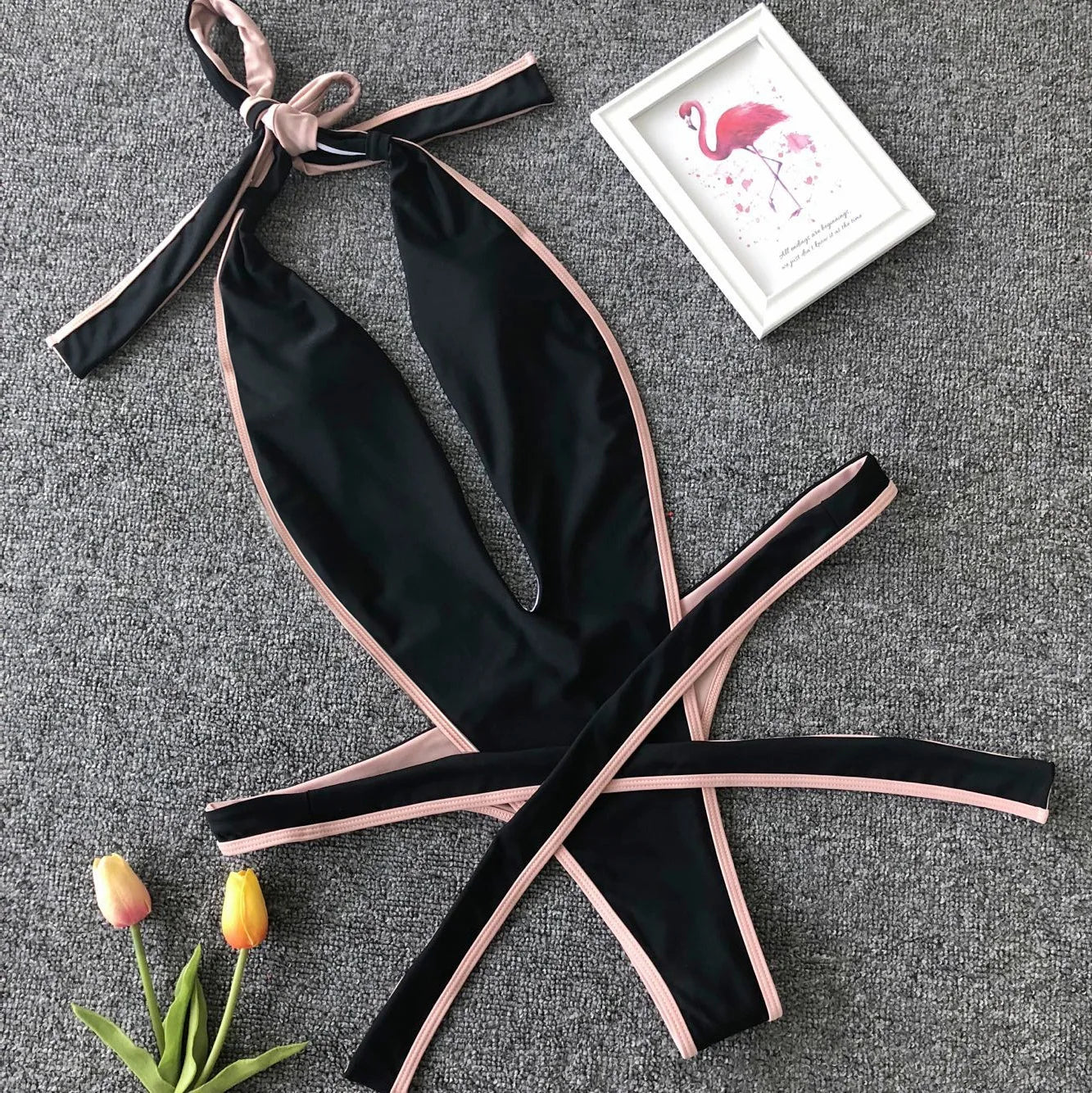 Crossed Signal Bodysuit