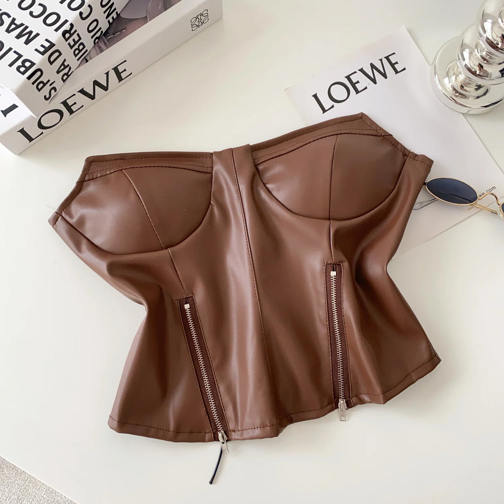 Zip Me Up Corset Top