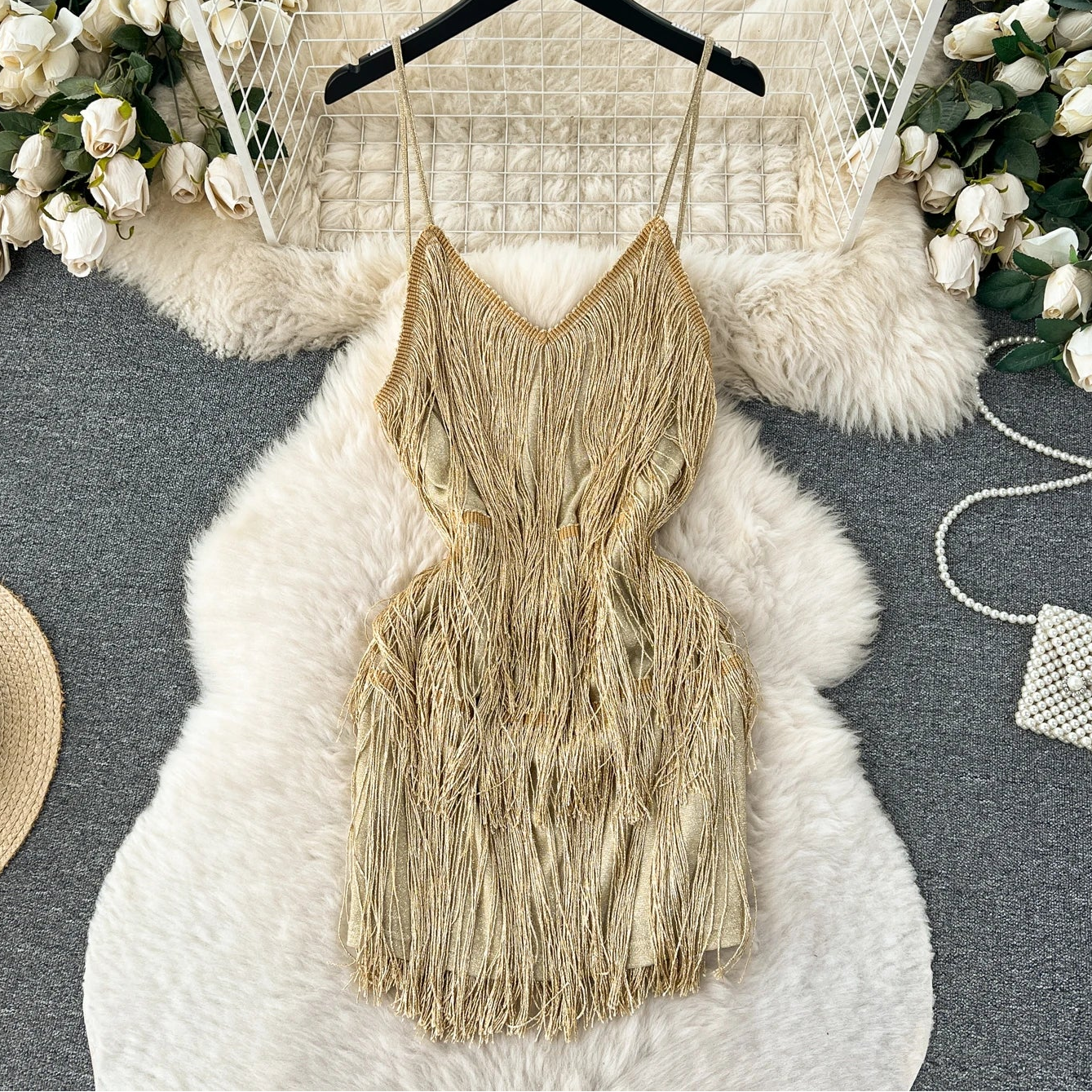 Tassel Flutter Dress