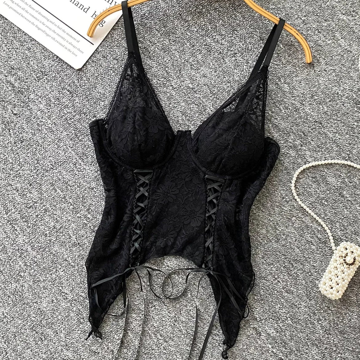 Lattice Tie Bodysuit