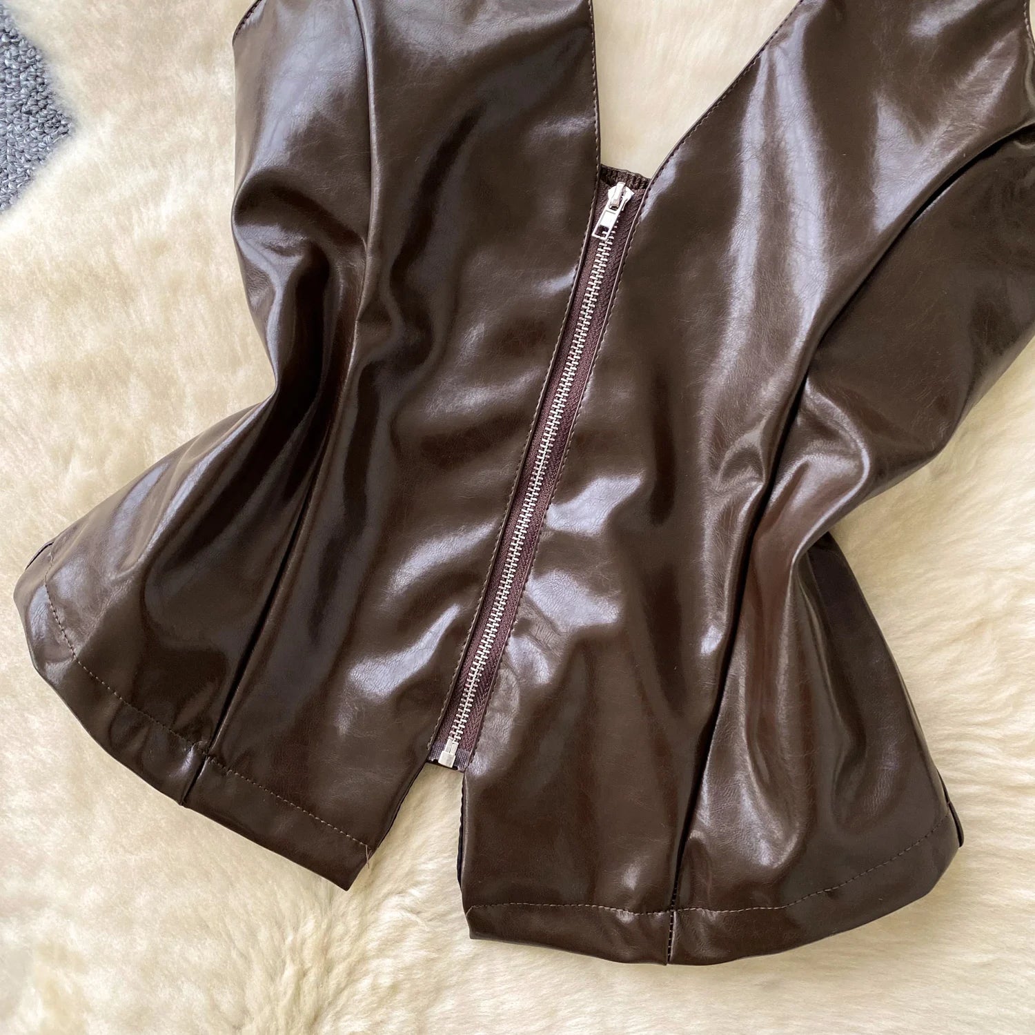 After Dark Leather Top