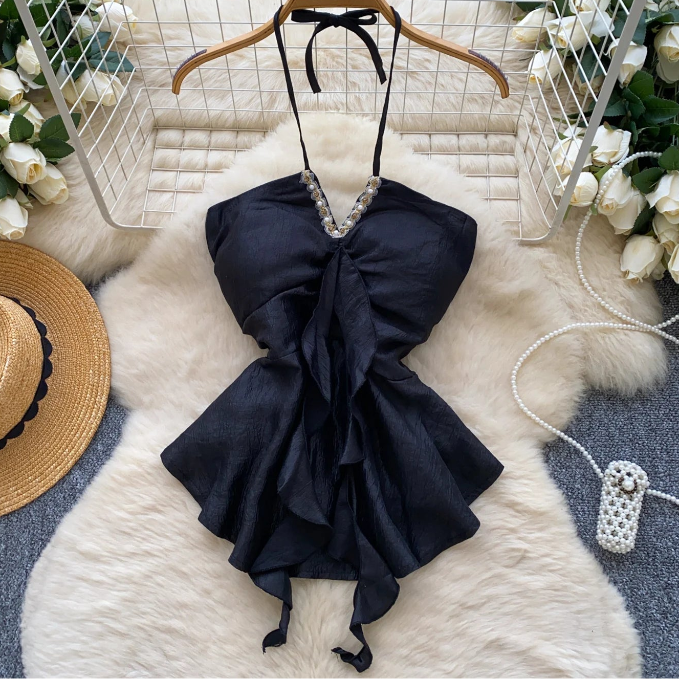 Cloudkiss Halter Camisole