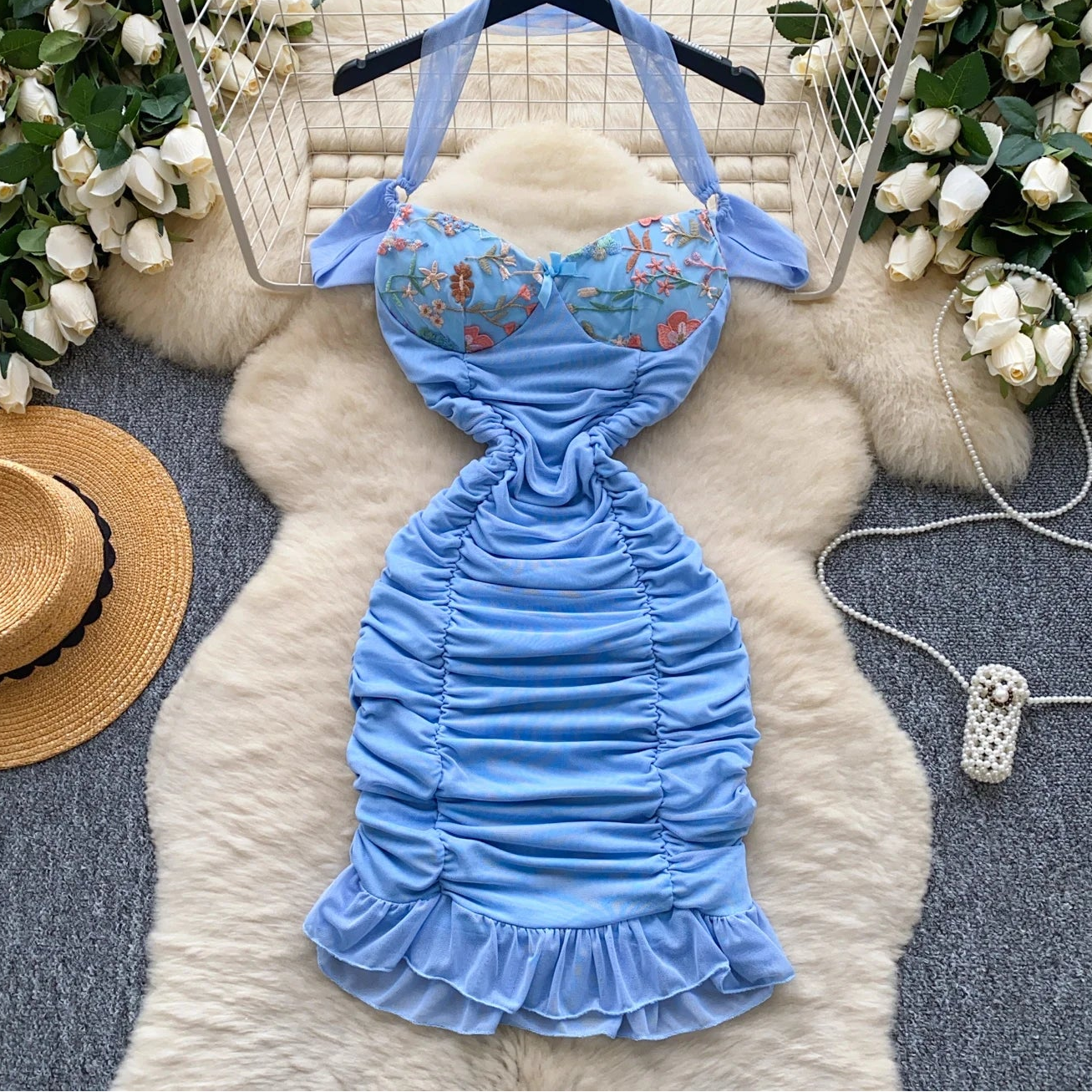 Caught Blushing Mini Dress