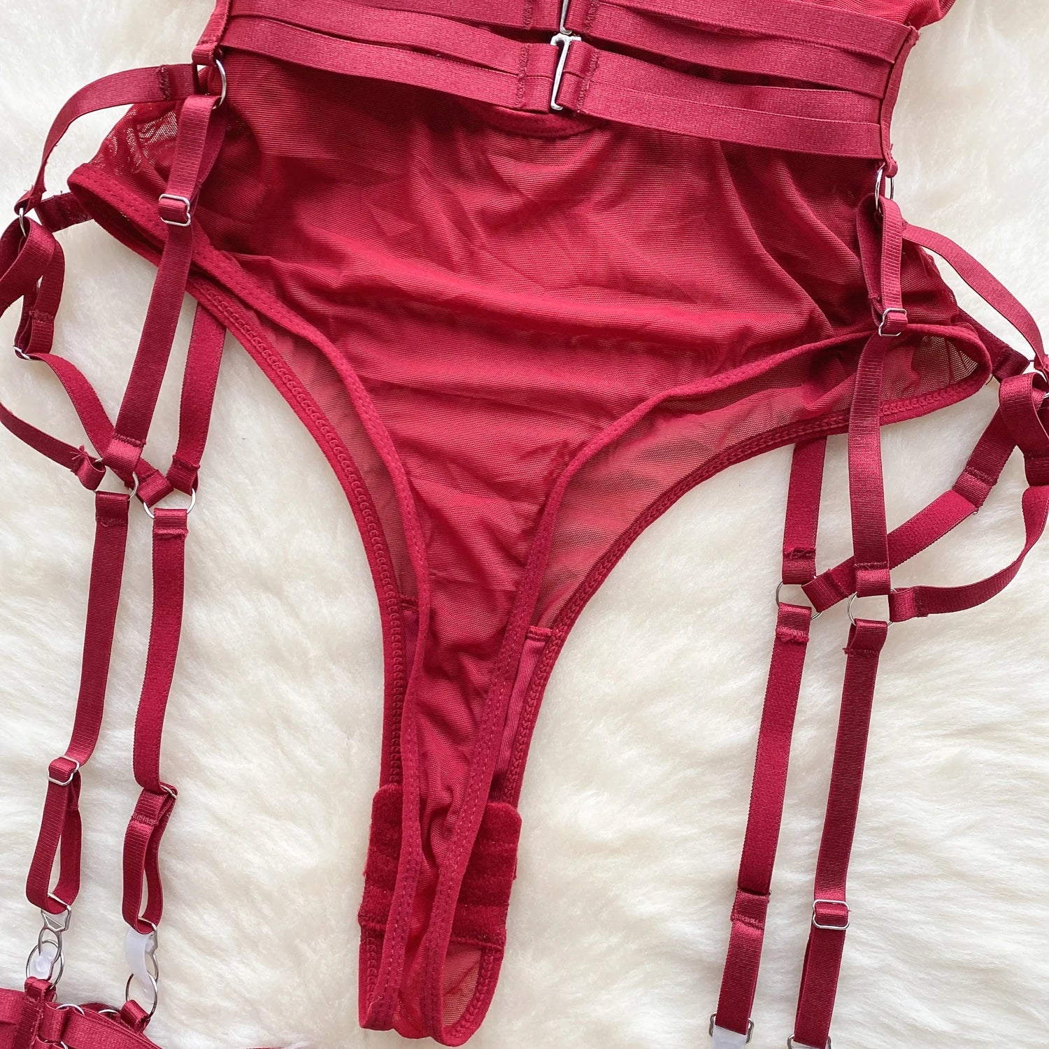 Crimson Command Bodysuit