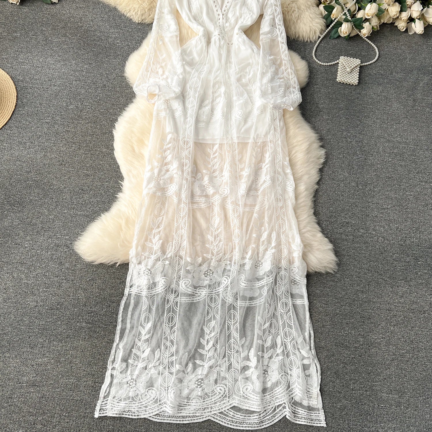 Heirfall Lace Maxi Dress