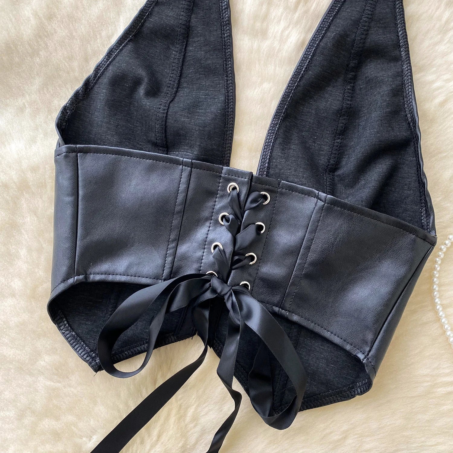 Deepline Halter Corset Top