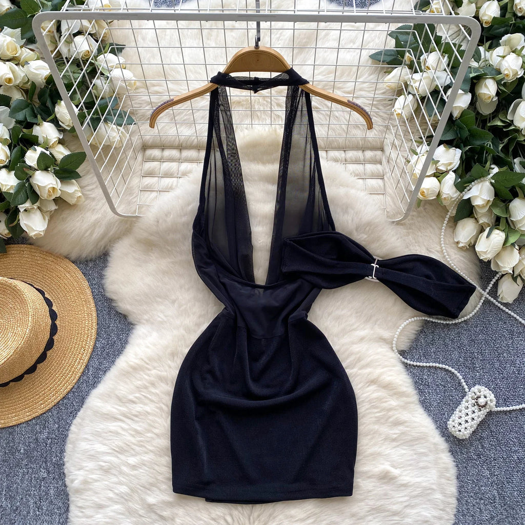 Eclipse Plunge Corset Dress