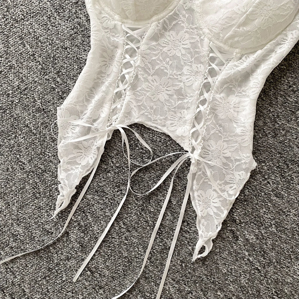 Lattice Tie Bodysuit