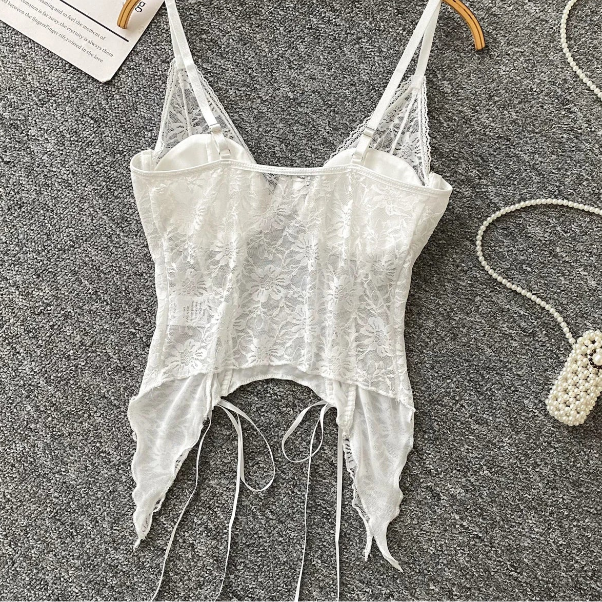 Lattice Tie Bodysuit