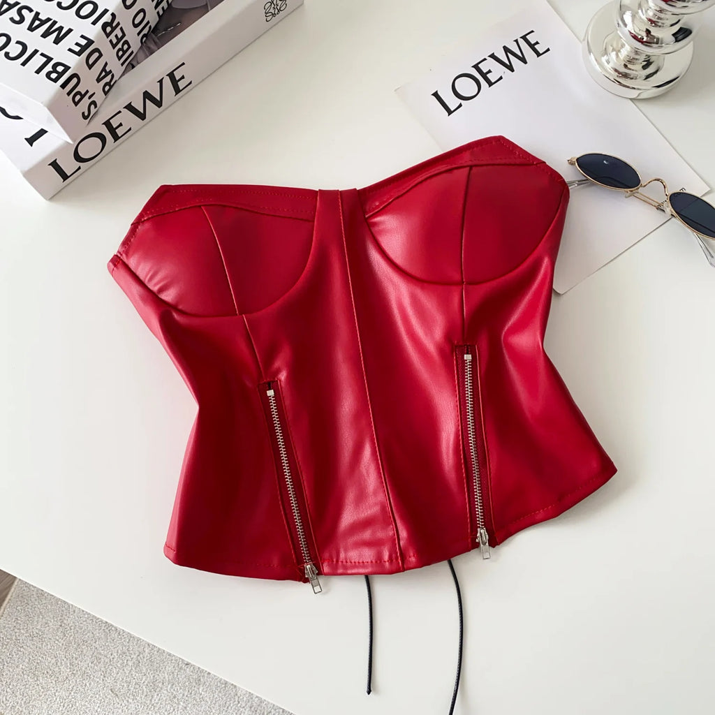 Zip Me Up Corset Top