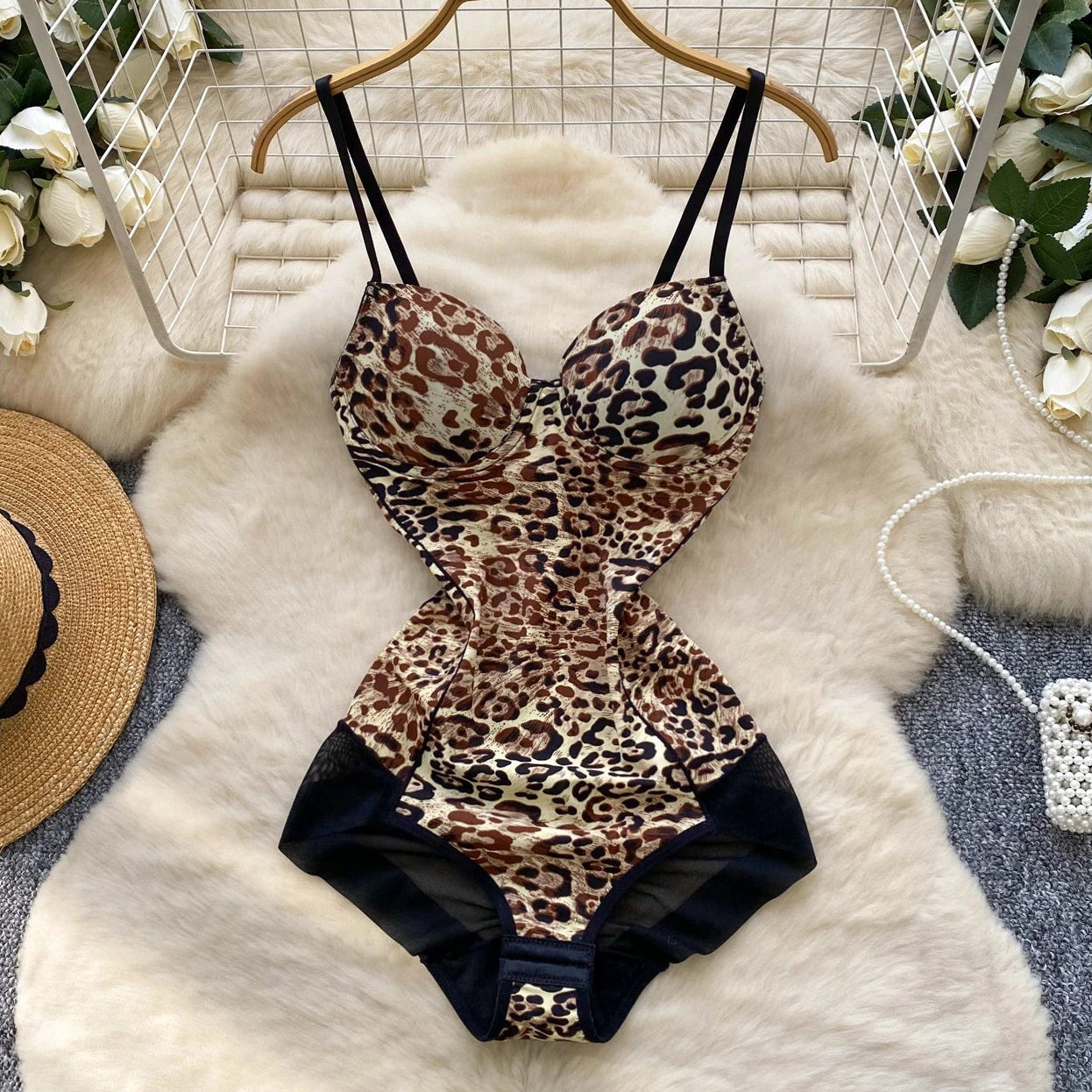 Leopard After Dark Bodysuit
