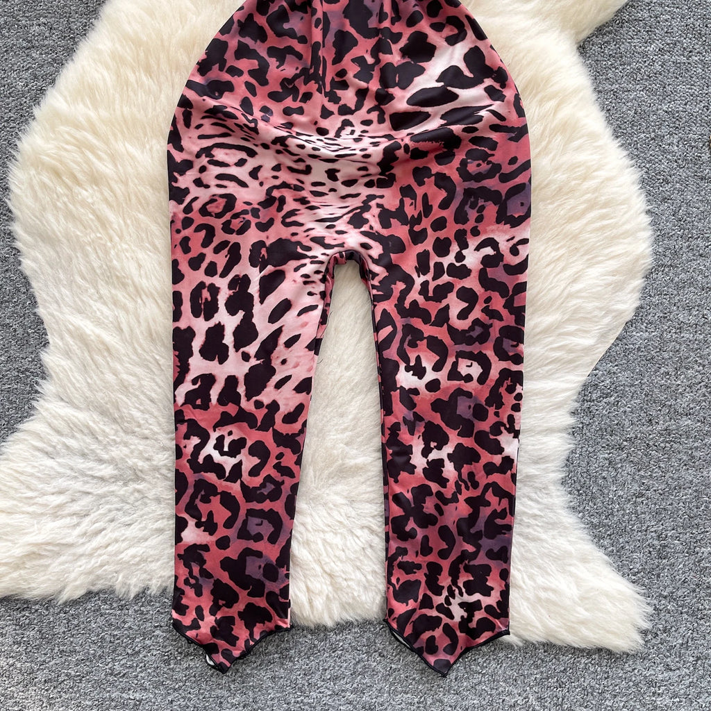 Midnight Hunt Leopard Jumpsuit