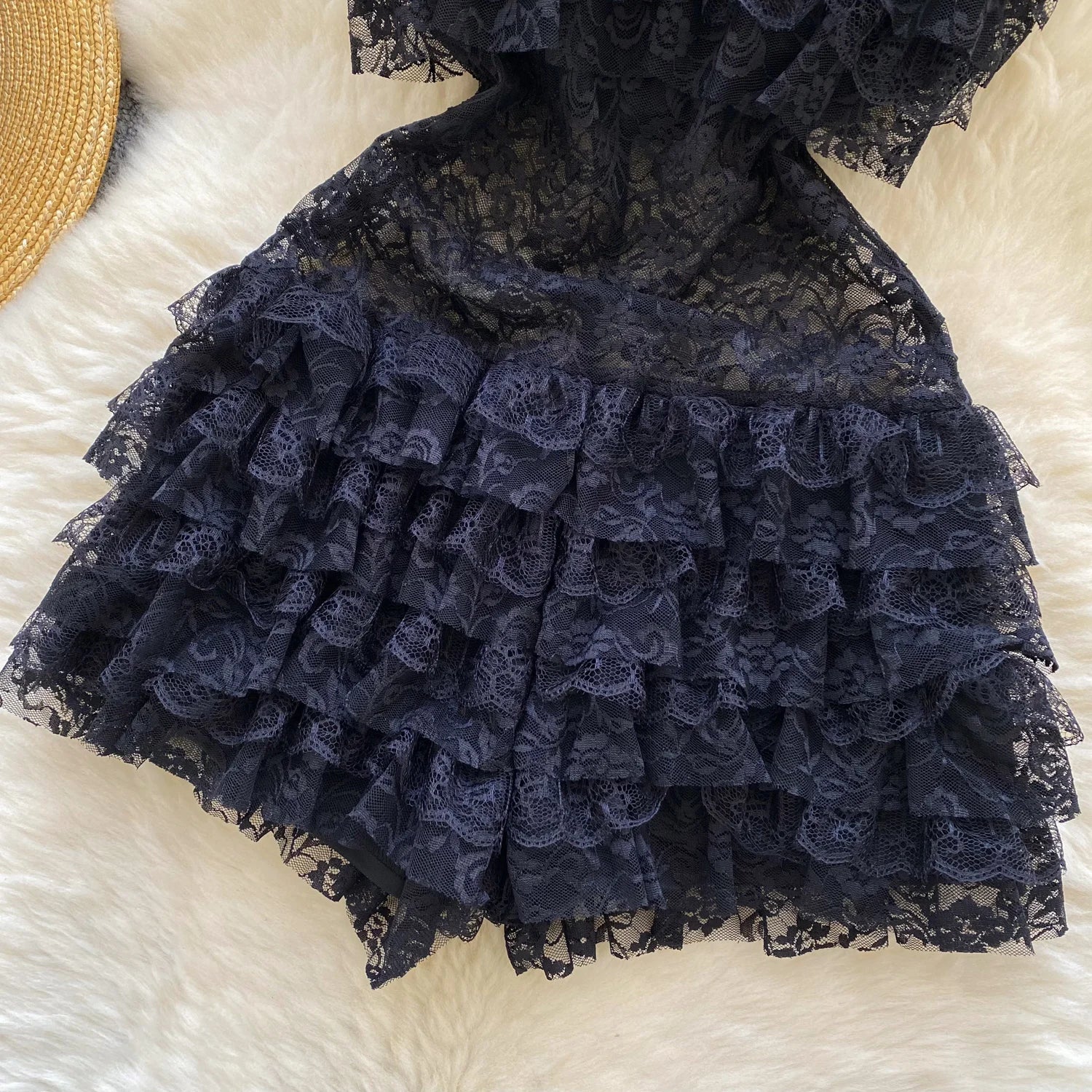 Tierfall Ruffle Mini Dress