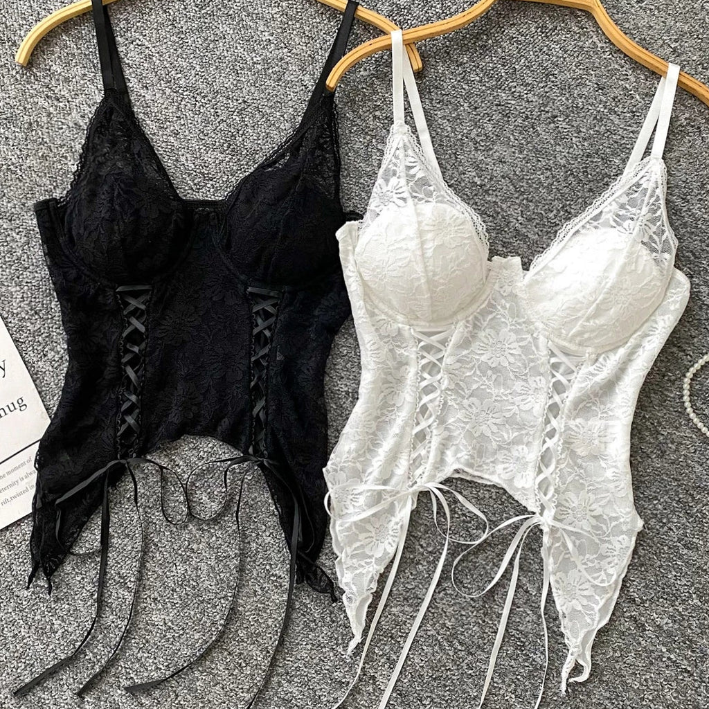 Lattice Tie Bodysuit