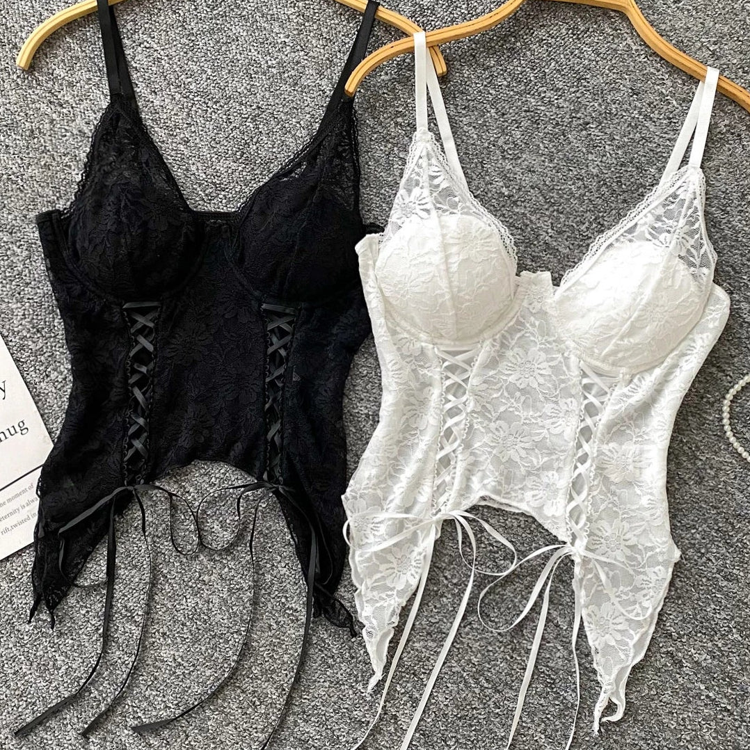 Lattice Tie Bodysuit