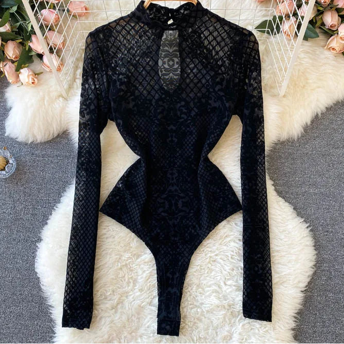 Cathedral Veil Lace Bodysuit