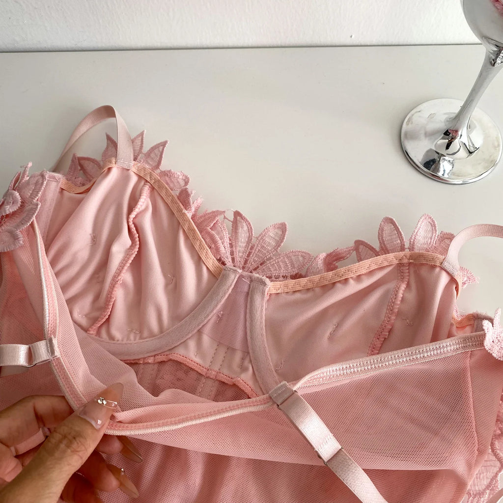 Floral Reverie Corset Bodysuit