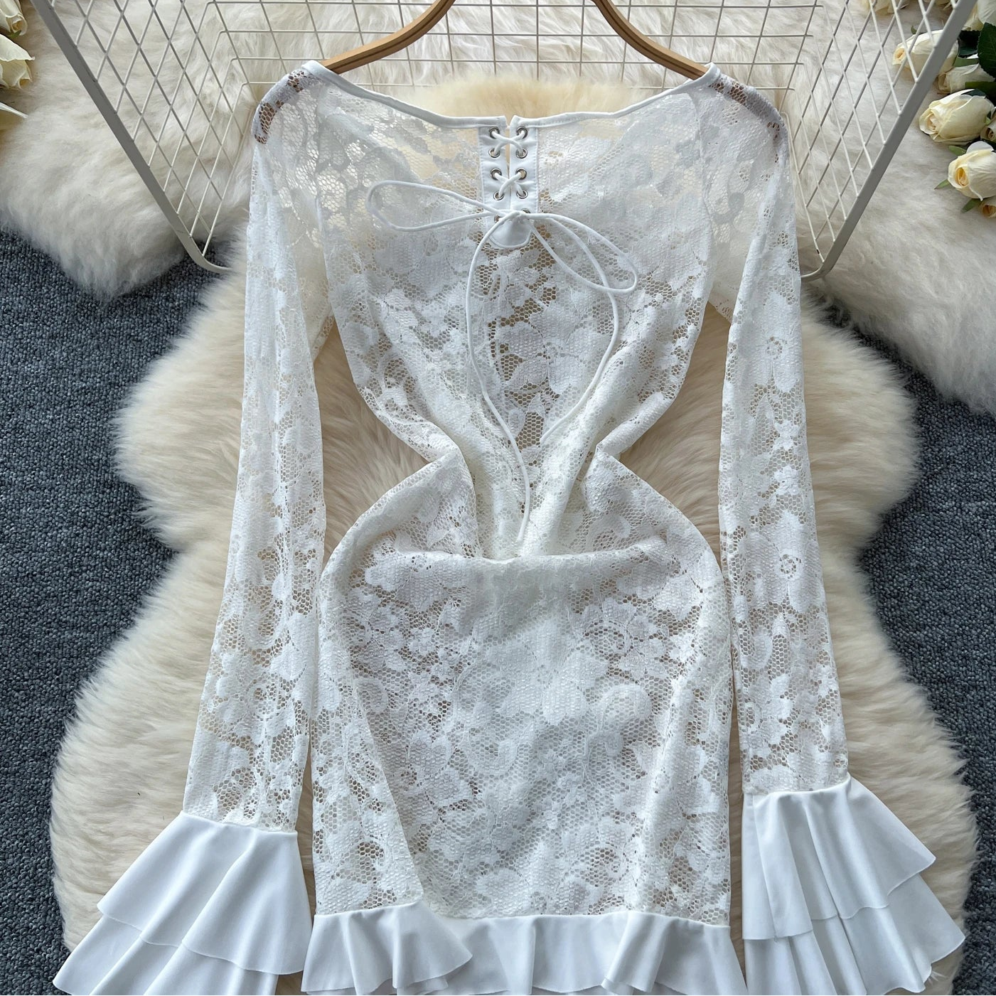 Afterglow Lace Dress