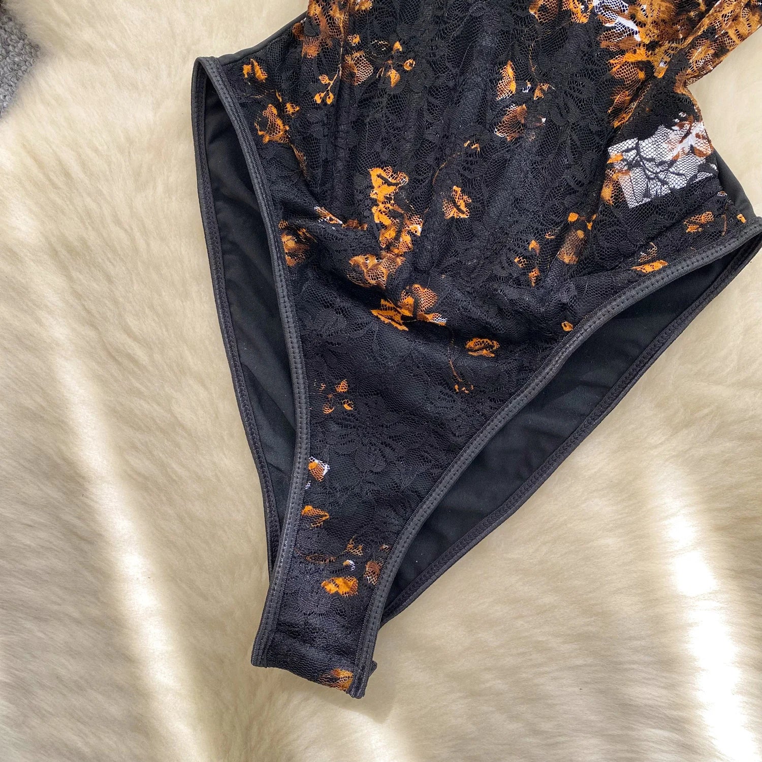 Garden Frame Corset Bodysuit