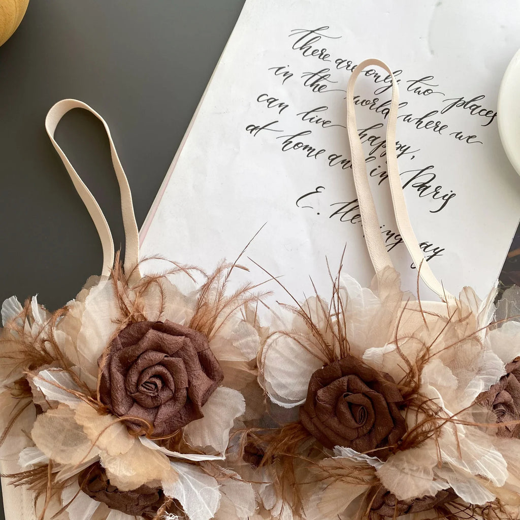 Crushed Bloom Corset Top