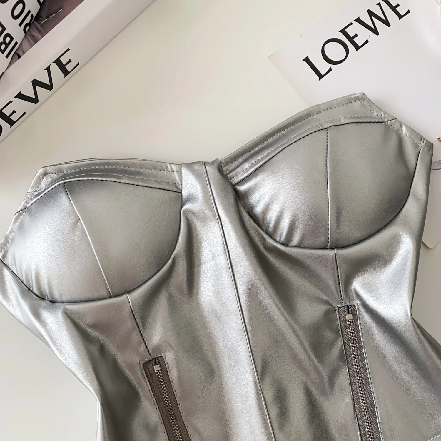 Zip Me Up Corset Top