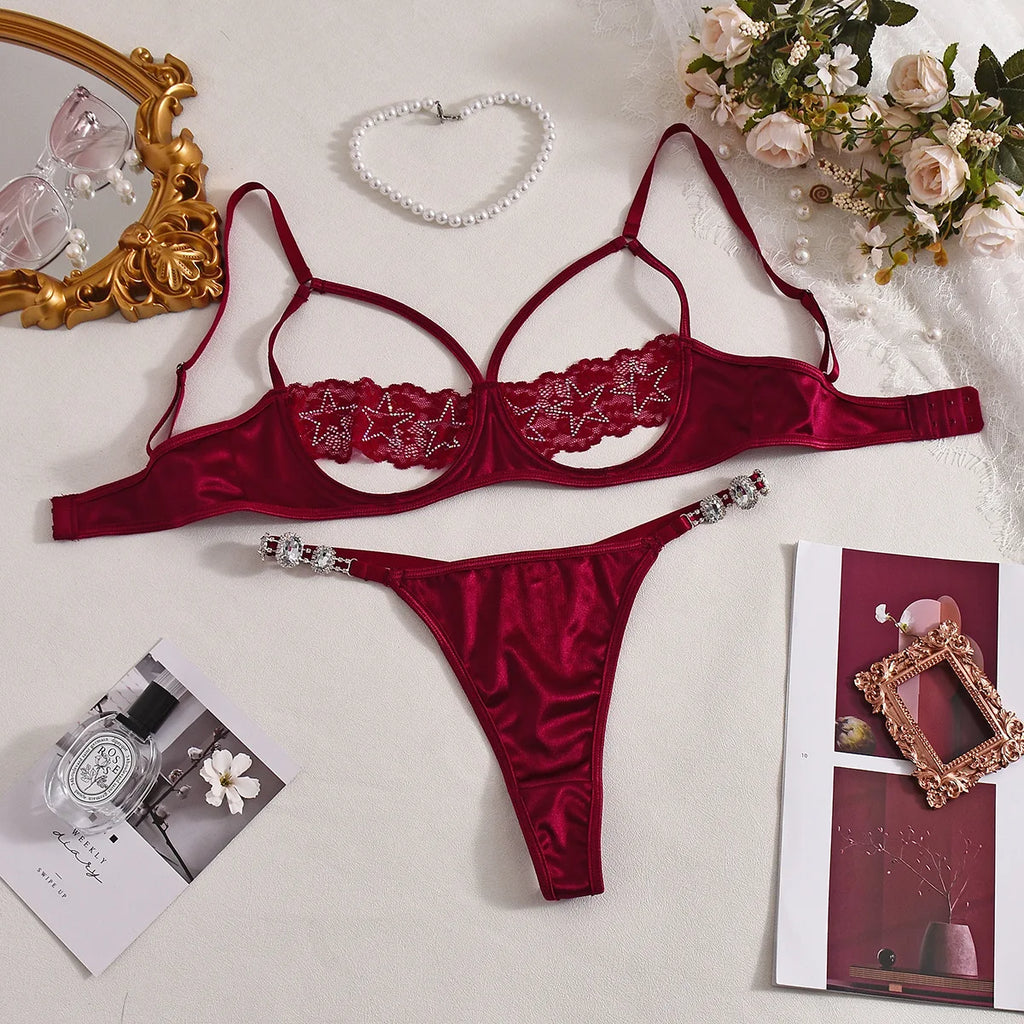 Ruby Kiss Lace Set