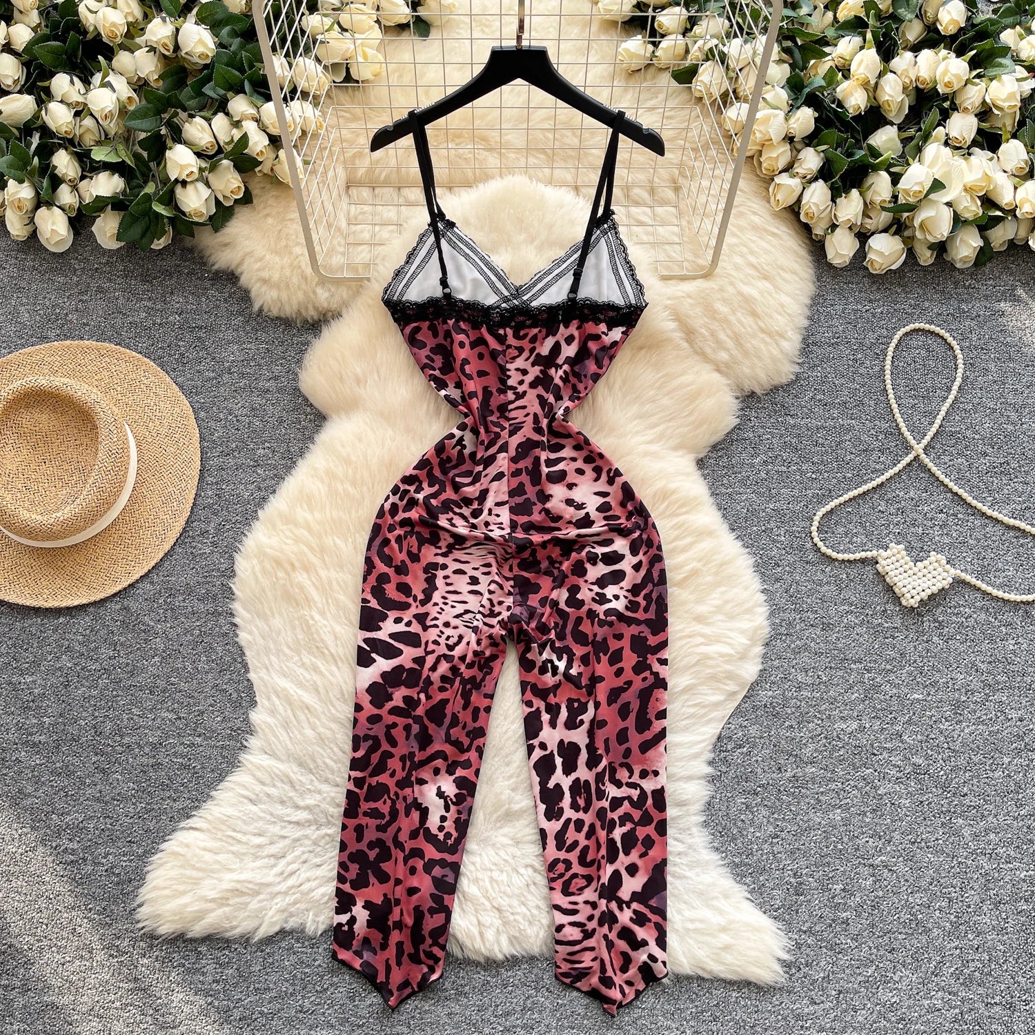 Midnight Hunt Leopard Jumpsuit