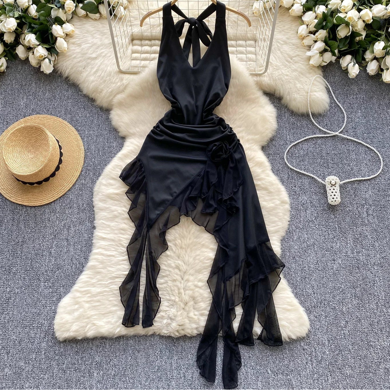 Hot Date Drape Dress