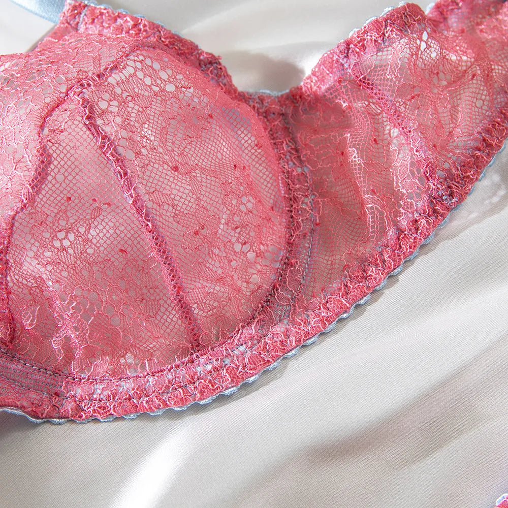 Rose Veil Sheer Lace Set