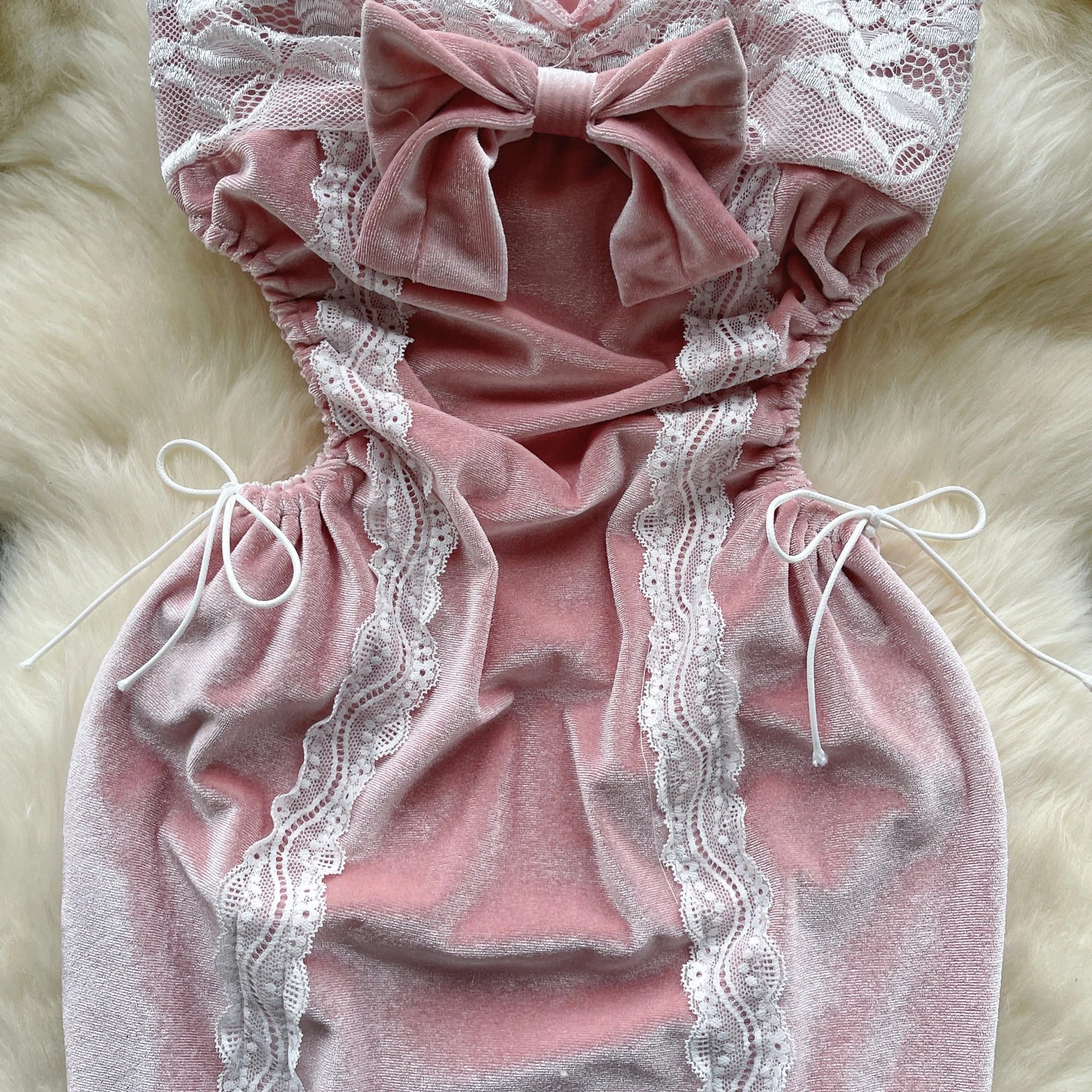 Statement Bow Mini Dress