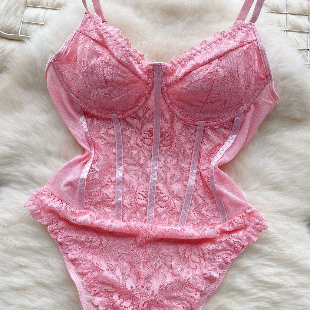 Contour Bloom Lace Bodysuit