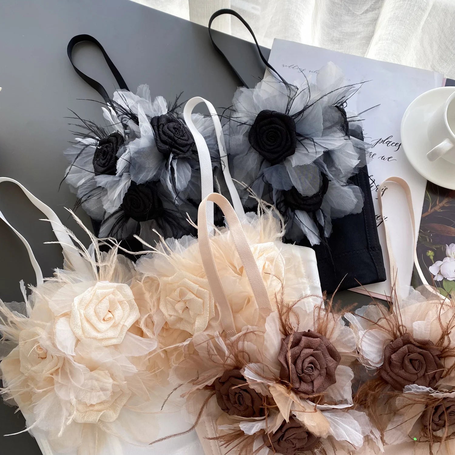 Crushed Bloom Corset Top