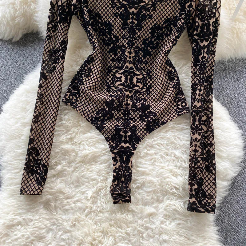 Cathedral Veil Lace Bodysuit
