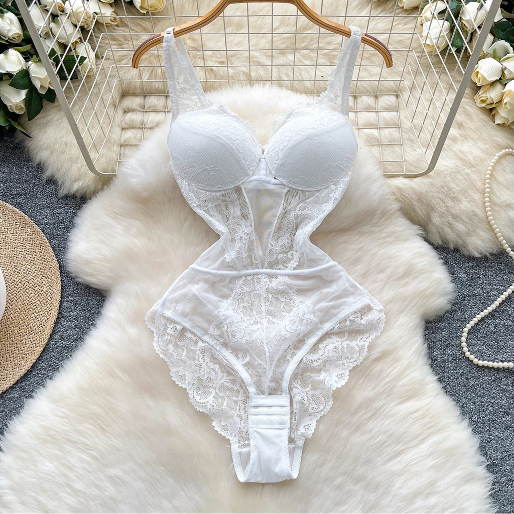 Laceframe Structured Bodysuit