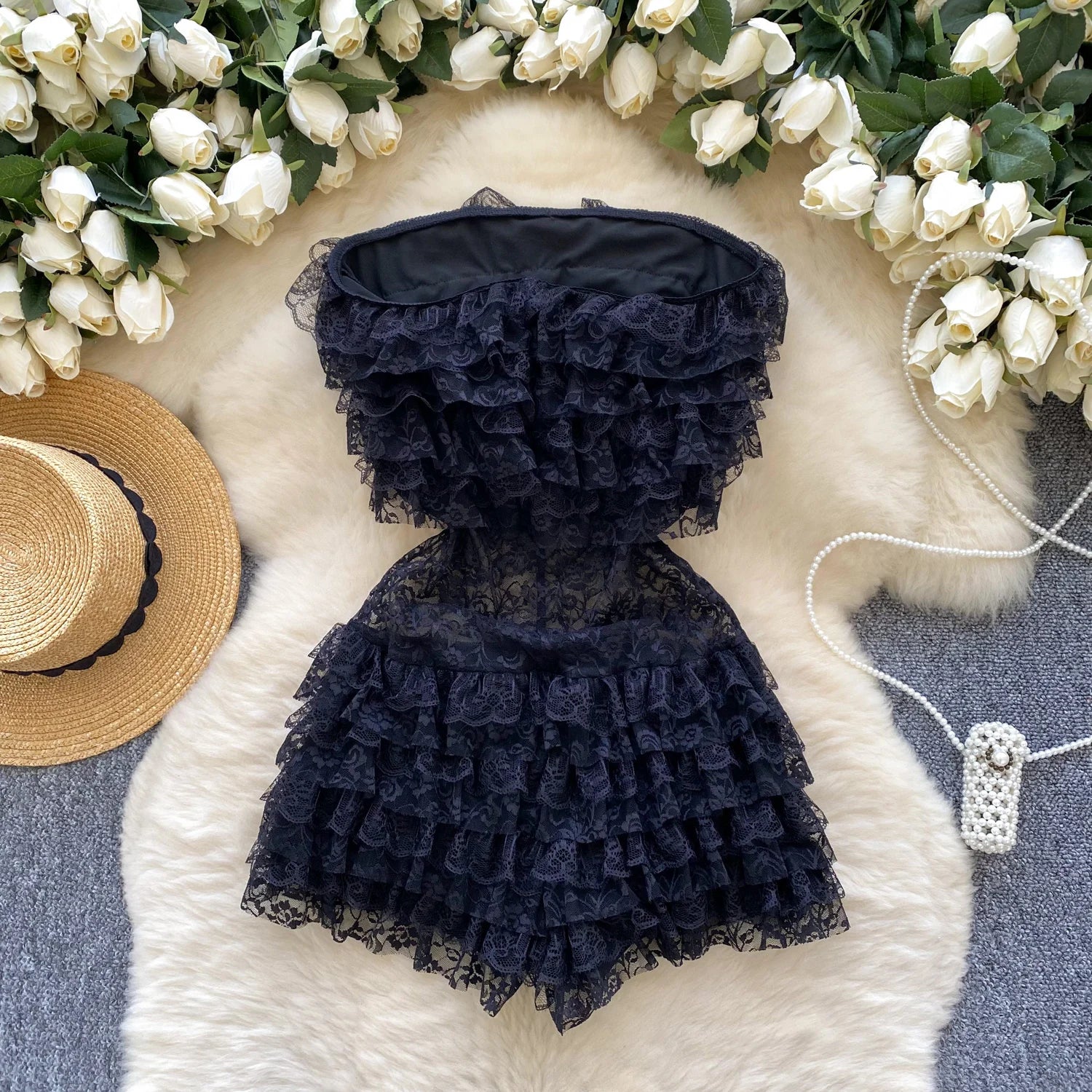 Tierfall Ruffle Mini Dress