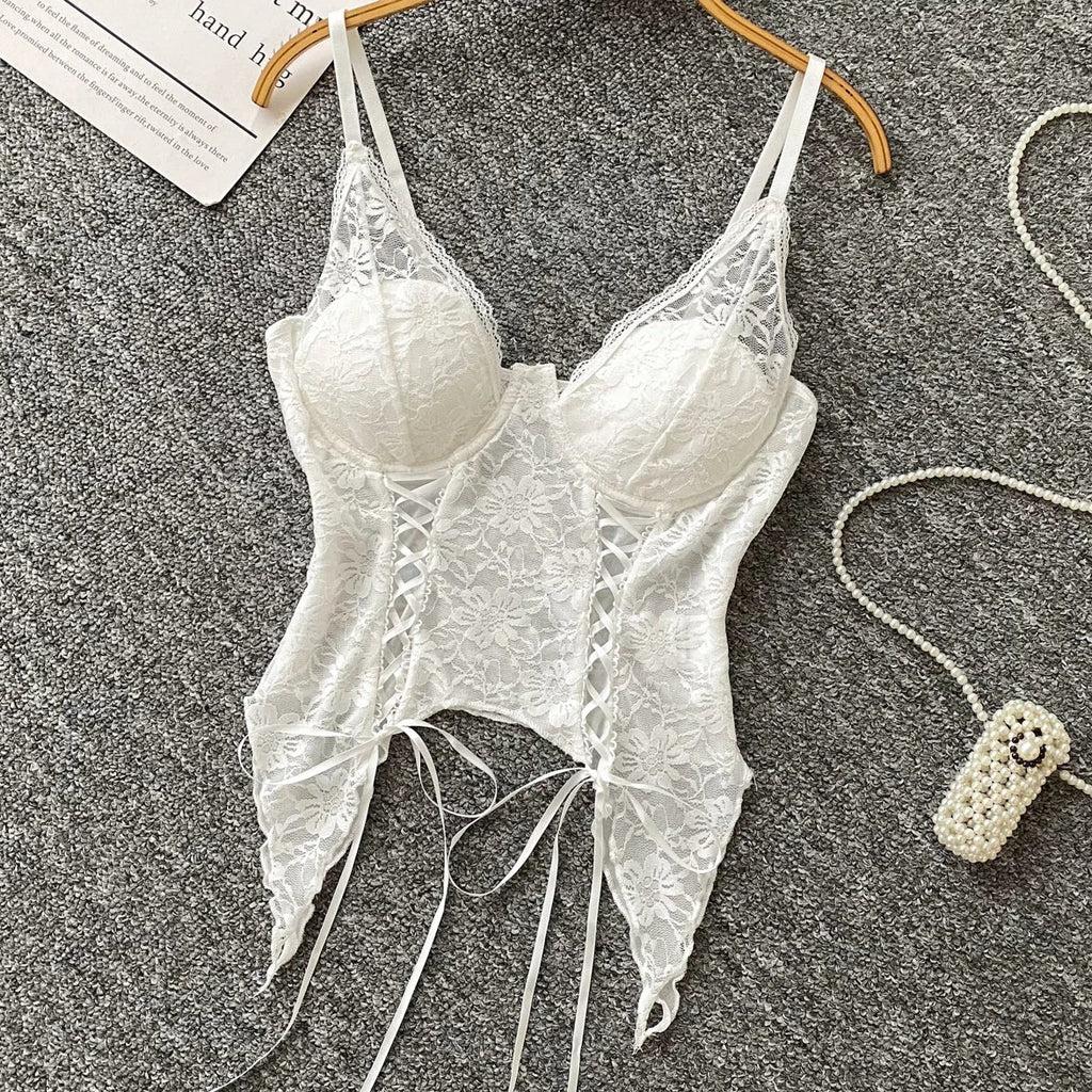 Lattice Tie Bodysuit