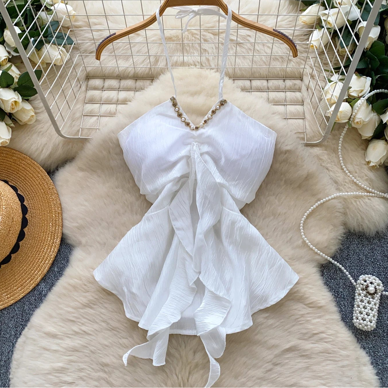 Cloudkiss Halter Camisole