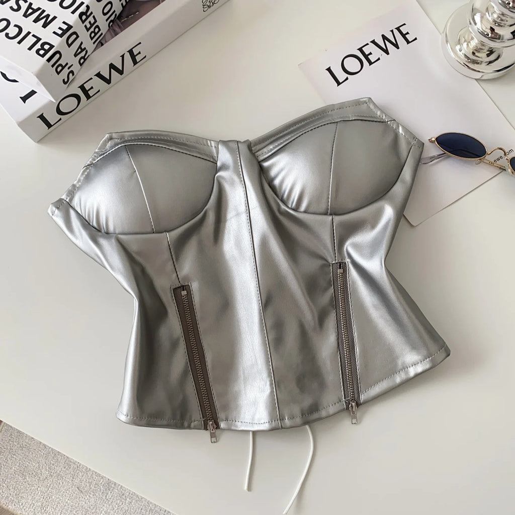 Zip Me Up Corset Top