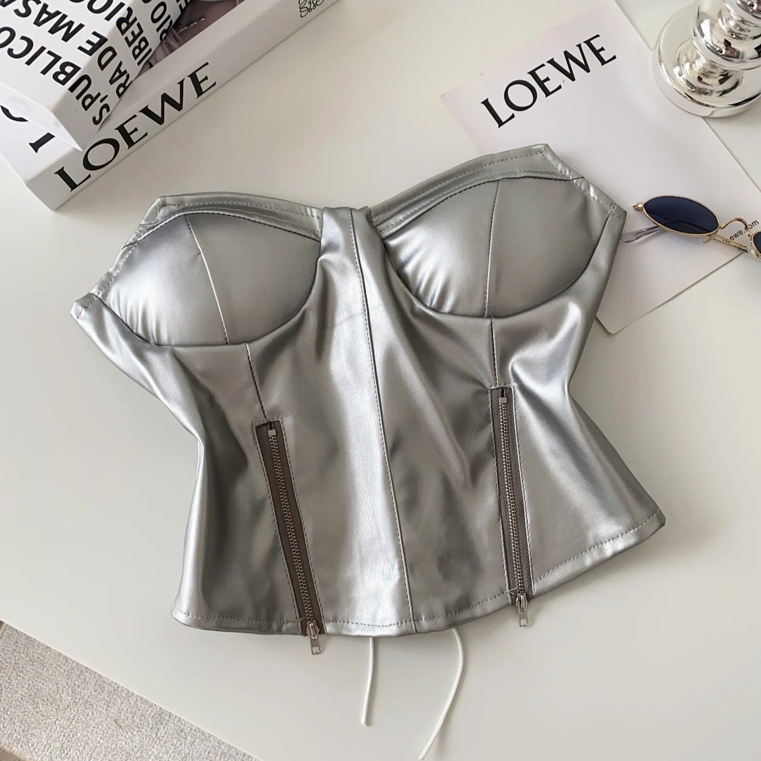 Zip Me Up Corset Top