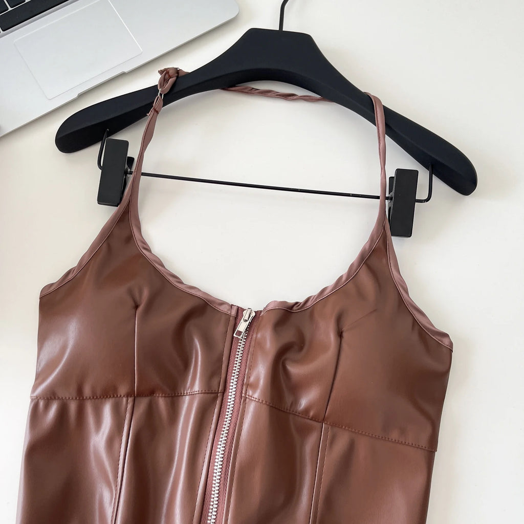 Leather Pleasure Camisole